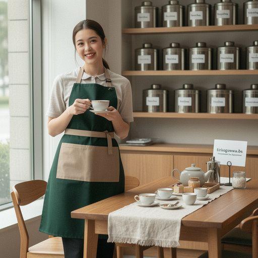 Forró Lapsang Souchong tea gőzölög egy csészében, mellette egy fenyőág.